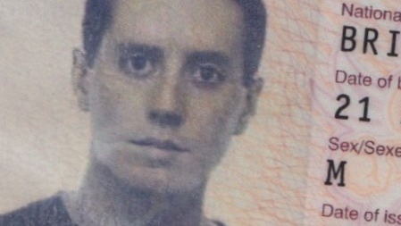 An artful picture of my passport
